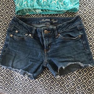 AE Cut Off Denim Shorts